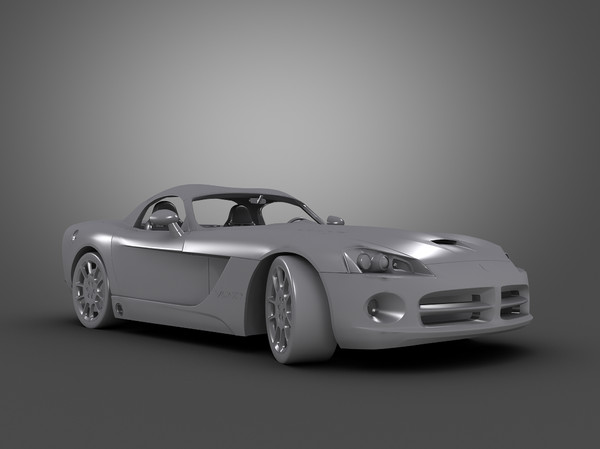3d model dodge car - Dodge Viper SRT10 by Swan3DStudios